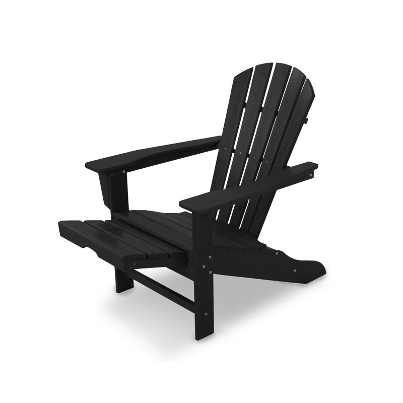 POLYWOOD® Palm Coast Plastic Adirondack Chair with Ottoman & Reviews